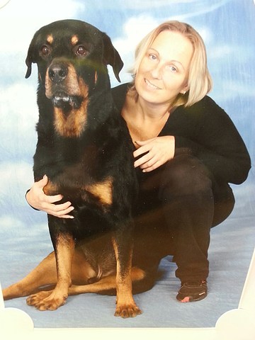 med_Atos und Frauchen Dani.jpg (360 x 480)